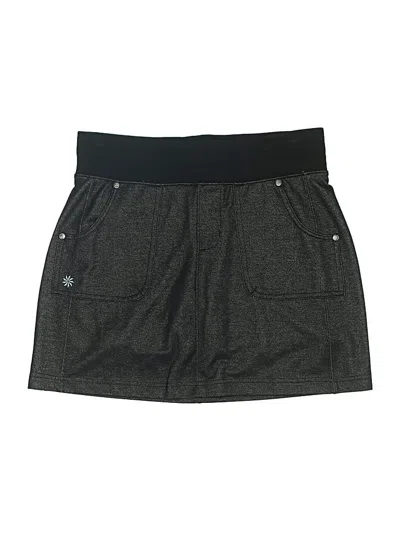Pre-owned Athleta Kids' Active Skirt In Gray