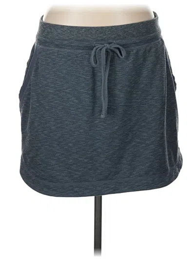 Pre-owned Athleta Active Skirt In Gray