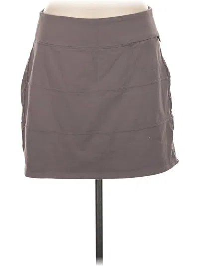 Pre-owned Athleta Active Skirt In Gray