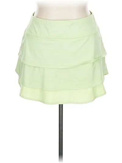 Pre-owned Athleta Active Skirt In Green