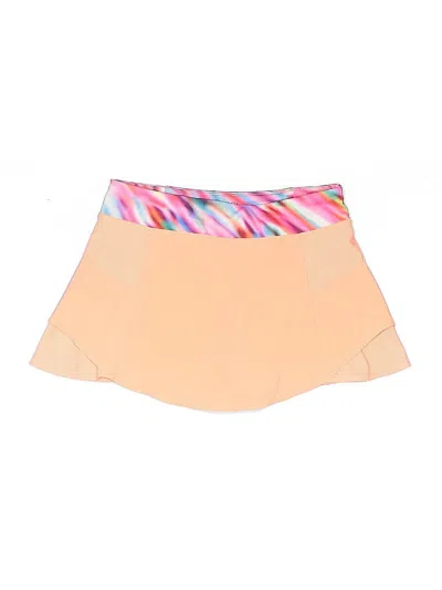 Pre-owned Athleta Kids' Active Skirt In Orange