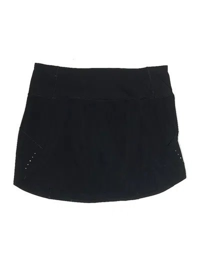 Pre-owned Athleta Active Skort In Black