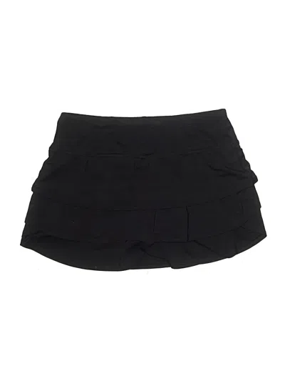 Pre-owned Athleta Active Skort In Black