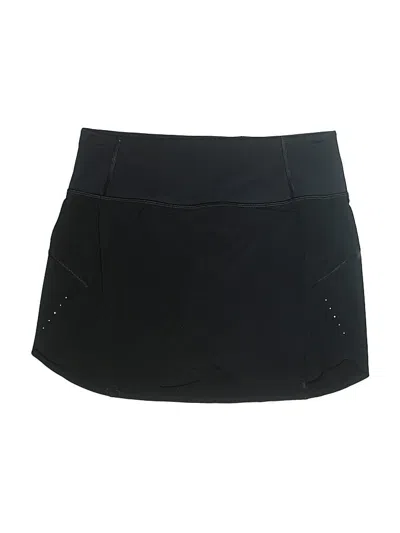 Pre-owned Athleta Active Skort In Black