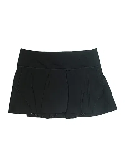 Pre-owned Athleta Active Skort In Black