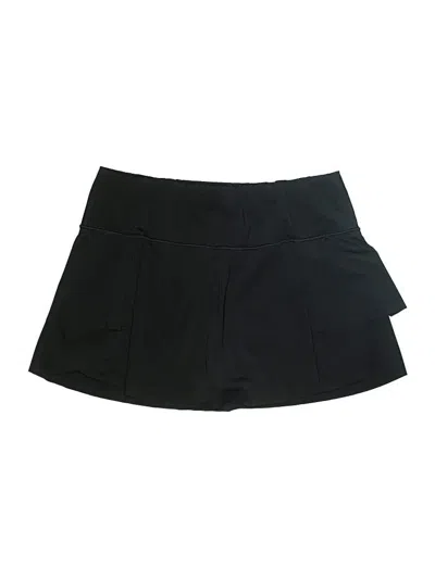 Pre-owned Athleta Active Skort In Black