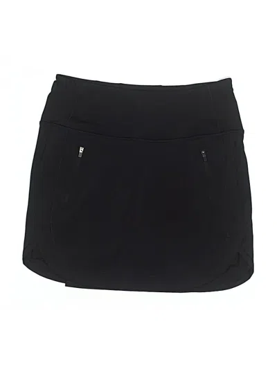 Pre-owned Athleta Active Skort In Black