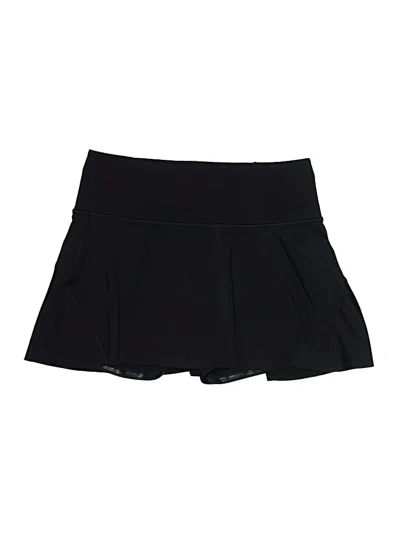 Pre-owned Athleta Active Skort In Black