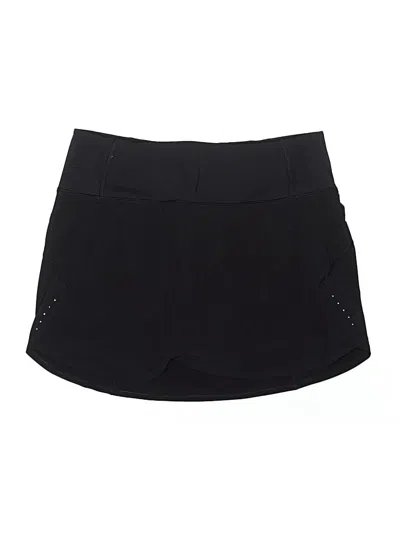Pre-owned Athleta Active Skort In Black