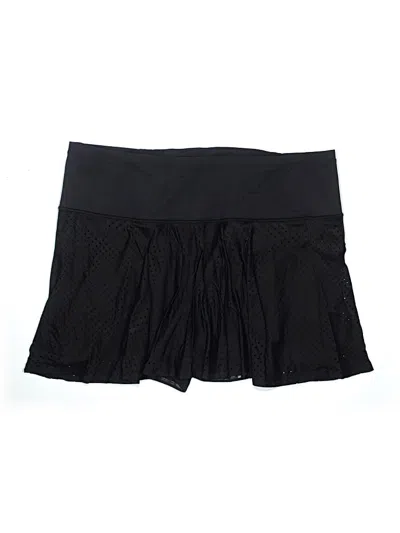 Pre-owned Athleta Active Skort In Black