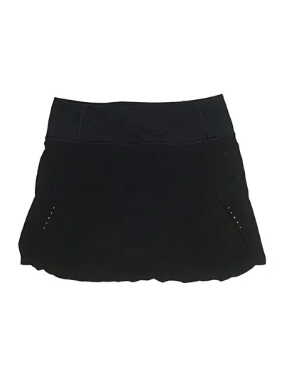 Pre-owned Athleta Active Skort In Black