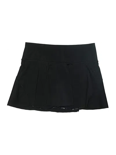 Pre-owned Athleta Active Skort In Black