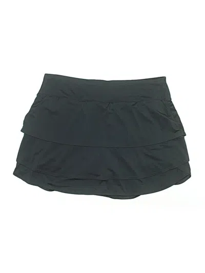 Pre-owned Athleta Active Skort In Black