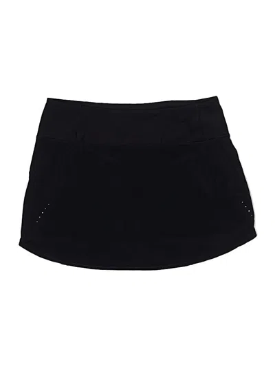 Pre-owned Athleta Active Skort In Black