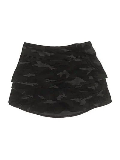 Pre-owned Athleta Kids' Active Skort In Black