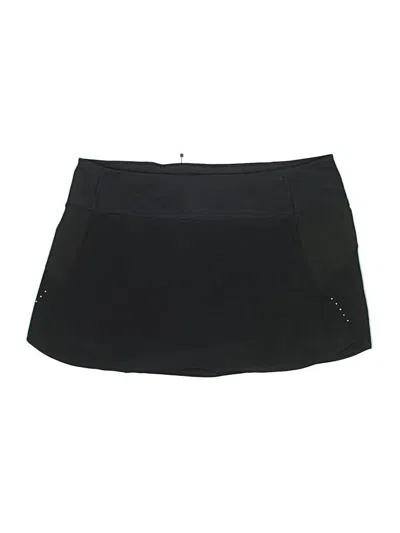 Pre-owned Athleta Active Skort In Black