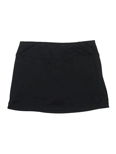 Pre-owned Athleta Active Skort In Black