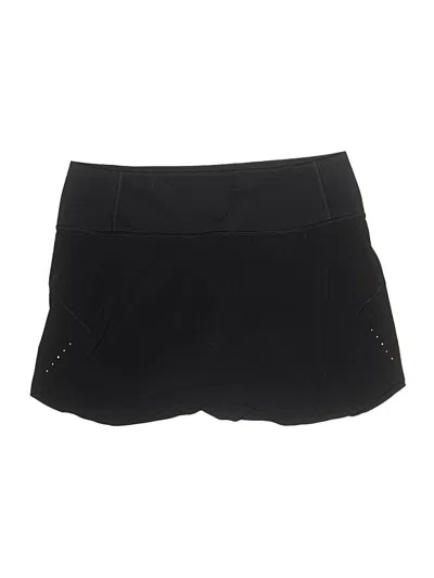 Pre-owned Athleta Active Skort In Black