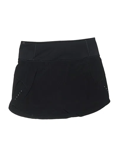 Pre-owned Athleta Active Skort In Black