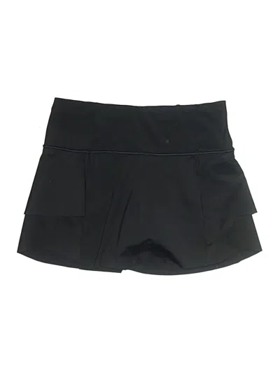 Pre-owned Athleta Active Skort In Black
