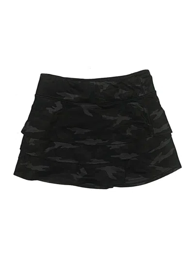 Pre-owned Athleta Kids' Active Skort In Black