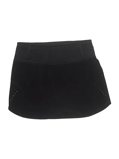 Pre-owned Athleta Active Skort In Black