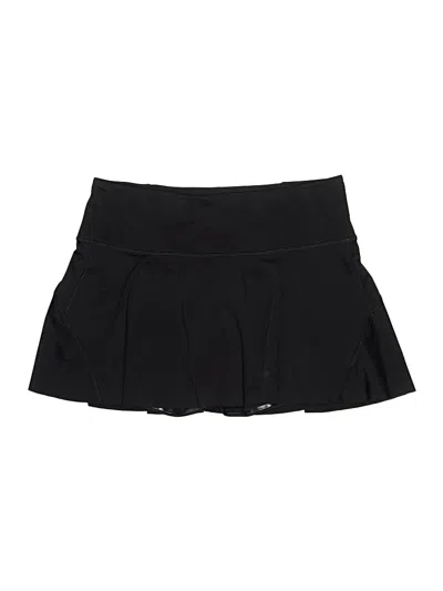 Pre-owned Athleta Active Skort In Black