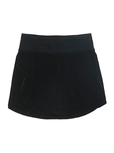 Pre-owned Athleta Active Skort In Black