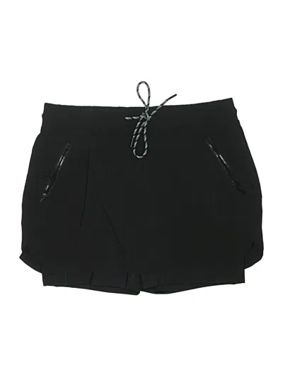 Pre-owned Athleta Active Skort In Black