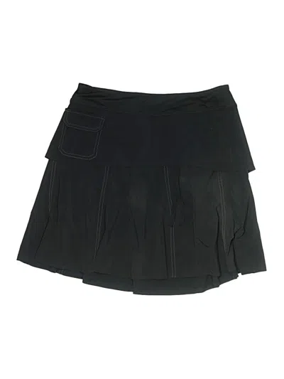 Pre-owned Athleta Active Skort In Black