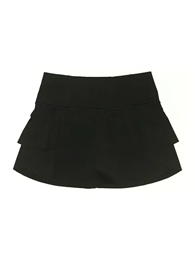 Pre-owned Athleta Active Skort In Black