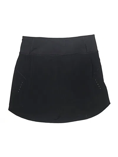 Pre-owned Athleta Active Skort In Black