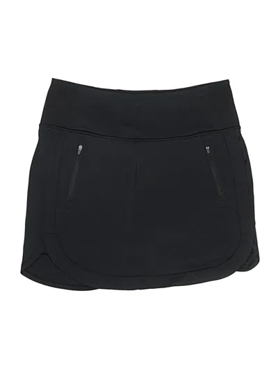 Pre-owned Athleta Active Skort In Black