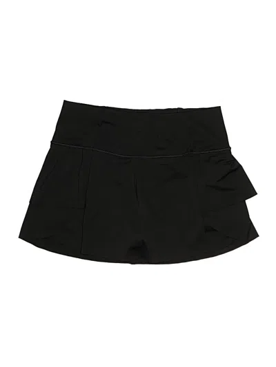 Pre-owned Athleta Active Skort In Black