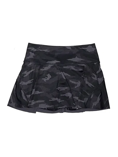 Pre-owned Athleta Active Skort In Black