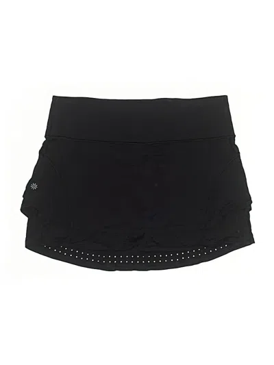 Pre-owned Athleta Active Skort In Black