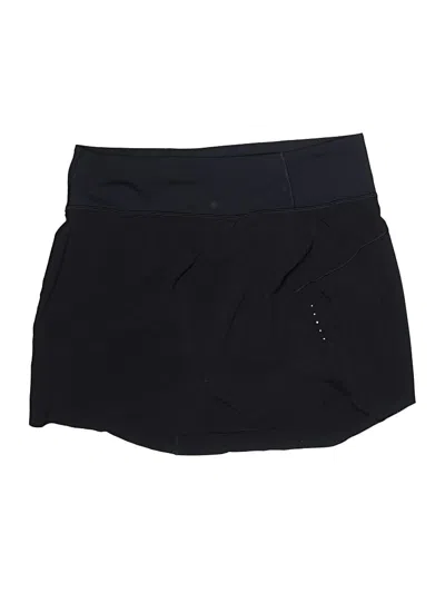 Pre-owned Athleta Active Skort In Black