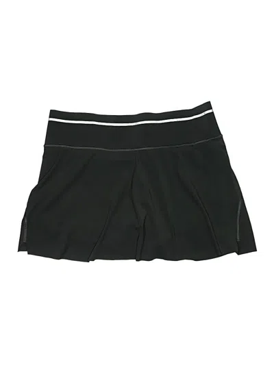 Pre-owned Athleta Active Skort In Black