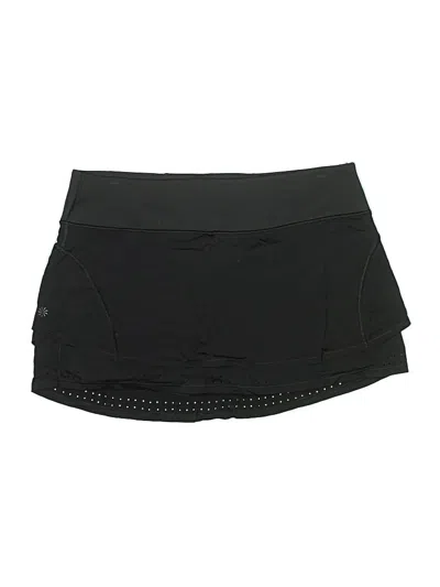 Pre-owned Athleta Active Skort In Black