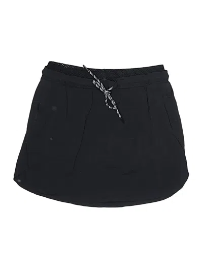 Pre-owned Athleta Active Skort In Black