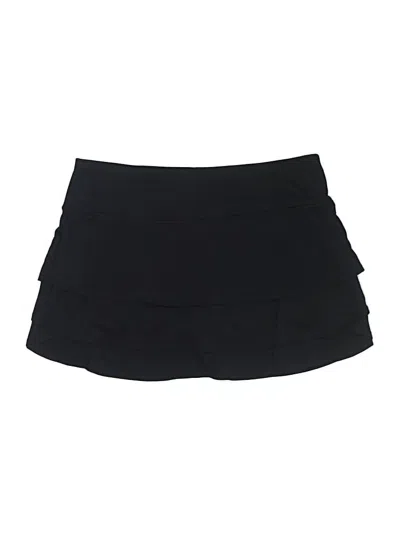Pre-owned Athleta Active Skort In Black