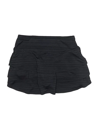 Pre-owned Athleta Active Skort In Black