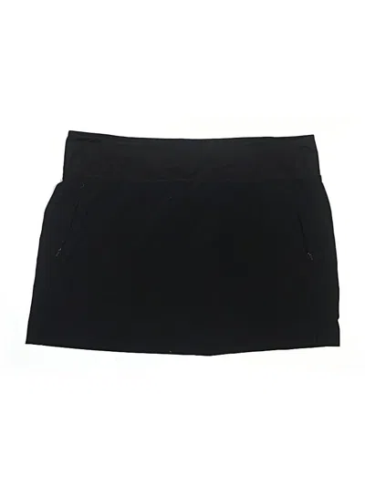 Pre-owned Athleta Active Skort In Black