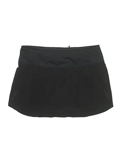 Pre-owned Athleta Active Skort In Black