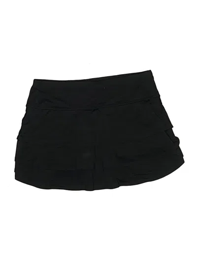 Pre-owned Athleta Active Skort In Black