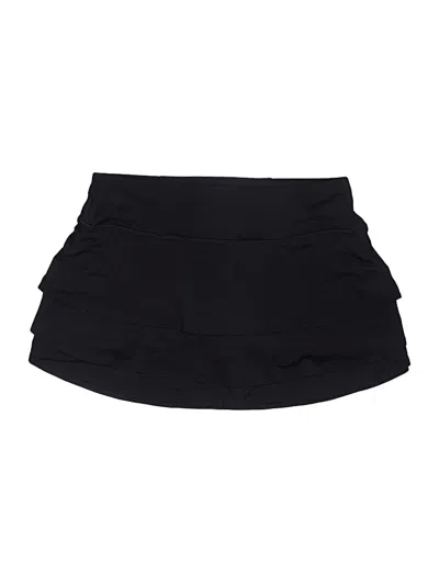 Pre-owned Athleta Active Skort In Black