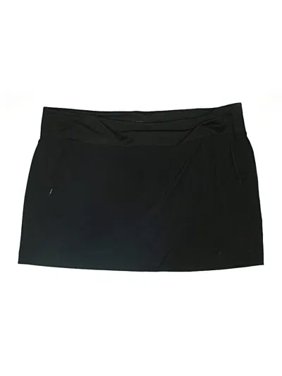 Pre-owned Athleta Active Skort In Black