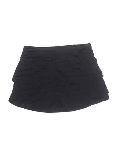 Pre-owned Athleta Active Skort In Black