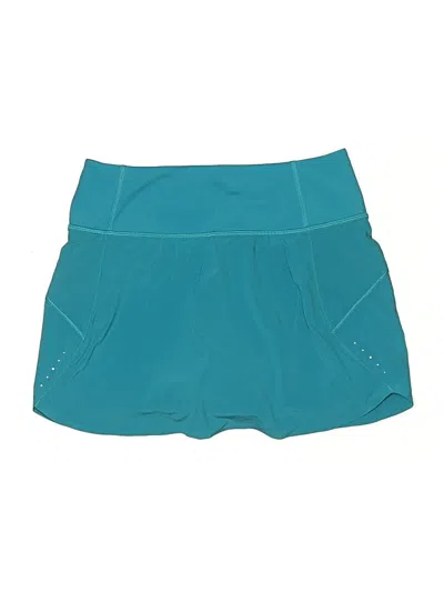 Pre-owned Athleta Active Skort In Blue