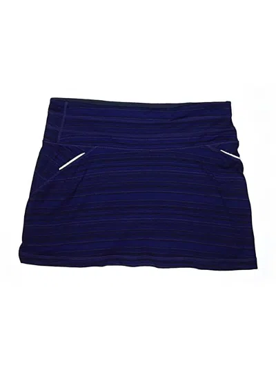 Pre-owned Athleta Active Skort In Blue